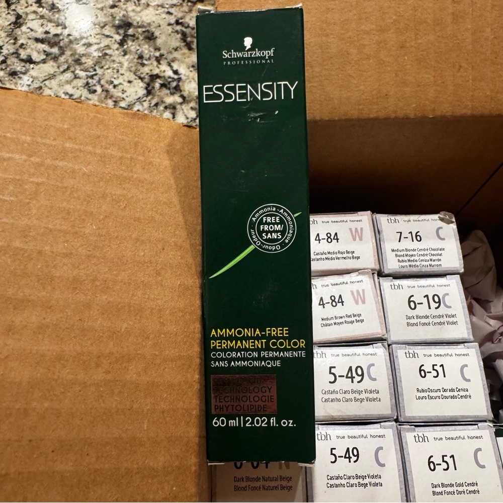 18 BRAND NEW TUBES OF Schwarzkopf professional hair color. 15 tbh 3 ESSENSITY - Picture 3 of 14
